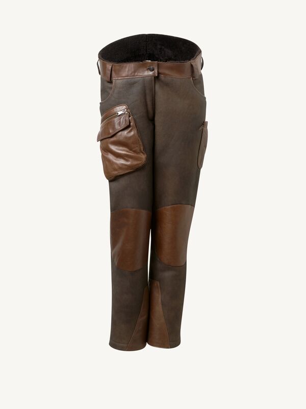 Iglu III Damen Lammfell Winter Jagdhose