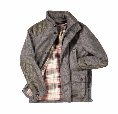 Sntis Herren Jagd Jacke mit optionalem Feh-Innenfutter austrennbar